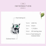 S925 Sterling Silber Kleine Fuchsperlen DIY Armband Zubehör Charm Lose Perlen