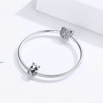 S925 Sterling Silber Kleine Fuchsperlen DIY Armband Zubehör Charm Lose Perlen