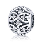 S925 Sterling-Silber Elegante Perlen DIY Armband Zubehör, SCC732