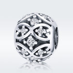 S925 Sterling-Silber Elegante Perlen DIY Armband Zubehör, SCC732