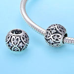 S925 Sterling-Silber Elegante Perlen DIY Armband Zubehör, SCC732
