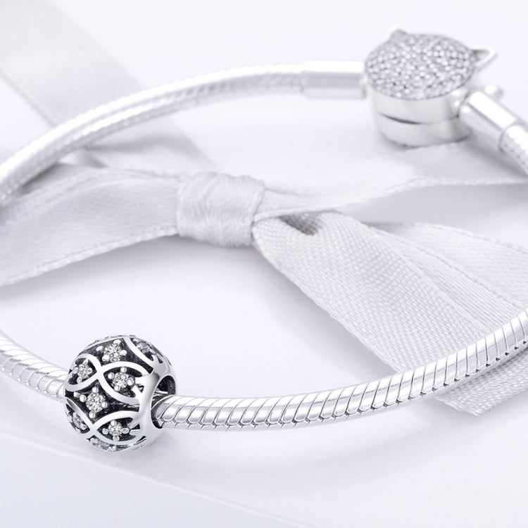 S925 Sterling-Silber Elegante Perlen DIY Armband Zubehör, SCC732