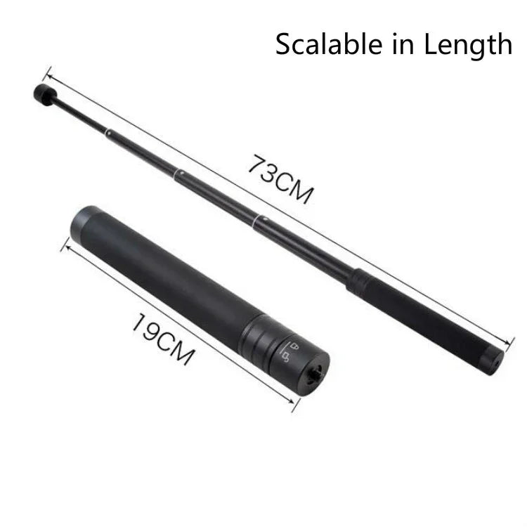 Handlicher Drei-Achsen-Gimbal-Stabilisator für GoPro-Selfies, Ausziehbare Länge: 19–73 cm