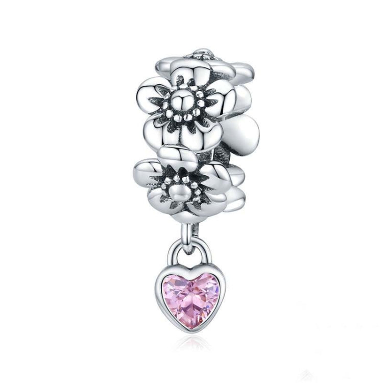 S925 Sterlingsilber Blumenperle DIY Armband Zubehör, SCC1485