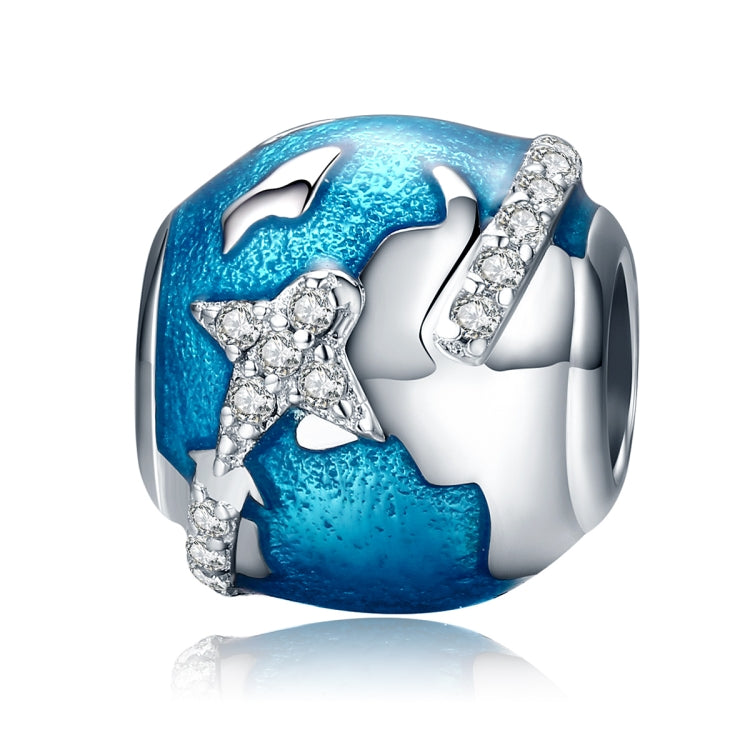 Rund Um Die Welt Perlen S925 Sterlingsilber Lose Perlen DIY Armband Zubehör
