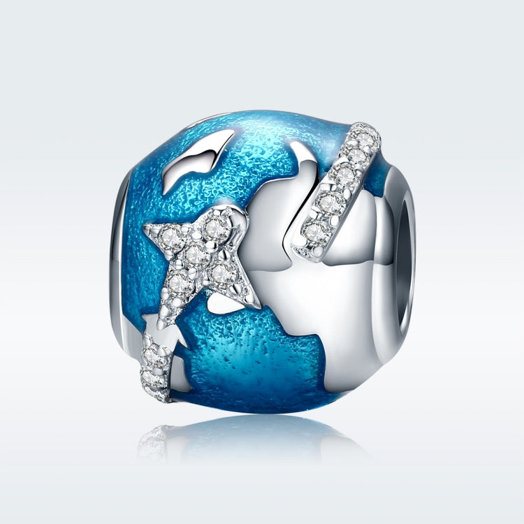 Rund Um Die Welt Perlen S925 Sterlingsilber Lose Perlen DIY Armband Zubehör