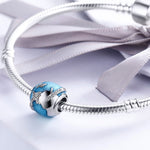 Rund Um Die Welt Perlen S925 Sterlingsilber Lose Perlen DIY Armband Zubehör