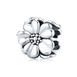 Blumenperlen-Armbandzubehör aus 925er Sterlingsilber, SCC1486