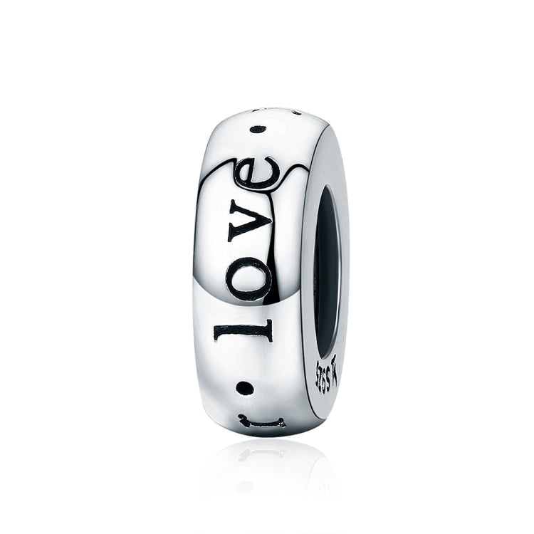 Geschenk für Freundin S925 Sterlingsilber Always Love You Liebesherz-förmige Perlen