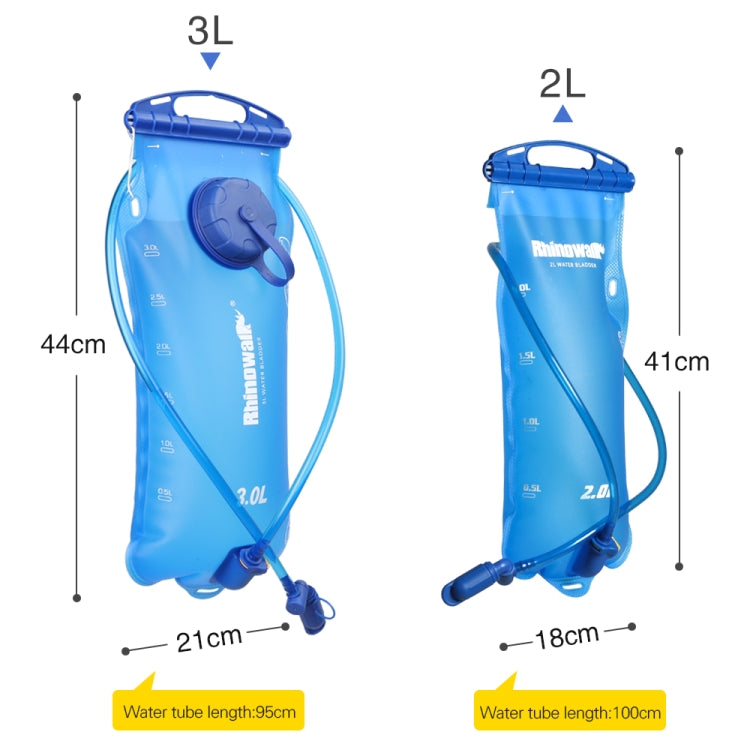 Rhinowalk Fahrrad-Wasserbeutel 2L/3L mit voller Öffnung, Outdoor-Trinkwasserbeutel, Trinkausrüstung, RK18101 blau 2L, RK18101 rot 2L, RK18103 blau 3L