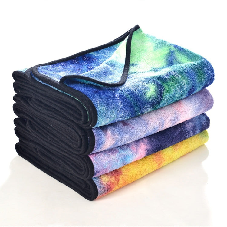 Mikrofaser Umweltfreundliches rutschfestes Handtuch Faltbare Yogamatte Sporttuch, Größe: 183 x 63 cm, 183 x 63 cm Grün, 183 x 63 cm Dunkelblau, 183 x 63 cm Lila, 183 x 63 cm Gelb