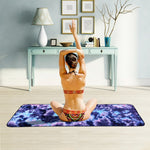 Mikrofaser Umweltfreundliches rutschfestes Handtuch Faltbare Yogamatte Sporttuch, Größe: 183 x 63 cm, 183 x 63 cm Grün, 183 x 63 cm Dunkelblau, 183 x 63 cm Lila, 183 x 63 cm Gelb