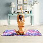 Mikrofaser Umweltfreundliches rutschfestes Handtuch Faltbare Yogamatte Sporttuch, Größe: 183 x 63 cm, 183 x 63 cm Grün, 183 x 63 cm Dunkelblau, 183 x 63 cm Lila, 183 x 63 cm Gelb