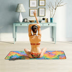 Mikrofaser Umweltfreundliches rutschfestes Handtuch Faltbare Yogamatte Sporttuch, Größe: 183 x 63 cm, 183 x 63 cm Grün, 183 x 63 cm Dunkelblau, 183 x 63 cm Lila, 183 x 63 cm Gelb