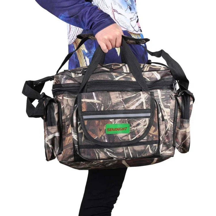 SeaKnight SK003 Multifunktionale Kunstködertasche Umhängetasche Messenger Bag Angelausrüstung Hüfttasche