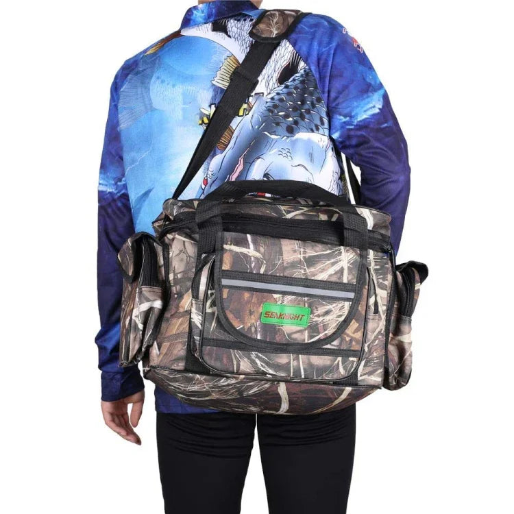 SeaKnight SK003 Multifunktionale Kunstködertasche Umhängetasche Messenger Bag Angelausrüstung Hüfttasche