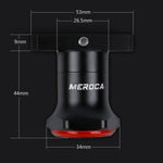 MEROCA MX2 Smart Sensor Brems-Rücklicht Mountainbike Licht USB-Ladung Straßenfahrrad Nachtfahr-Rücklicht, Sitzkissenmontage Schwarz, Sitzkissenmontage Bunt, Sitzkissenmontage Gold Pink, Sitzrohrmontage Schwarz