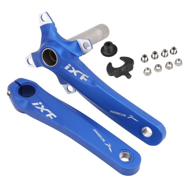 JIANKUN IXF Mountainbike Hohlkurbel modifizierte Einzelplatte linke und rechte Kurbeln Kurbelwelle Tretlagerachse, linke und rechte Kurbel, linke und rechte Kurbel + Tretlager