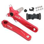 JIANKUN IXF Mountainbike Hohlkurbel modifizierte Einzelplatte linke und rechte Kurbeln Kurbelwelle Tretlagerachse, linke und rechte Kurbel, linke und rechte Kurbel + Tretlager
