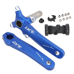 JIANKUN IXF Mountainbike Hohlkurbel modifizierte Einzelplatte linke und rechte Kurbeln Kurbelwelle Tretlagerachse, linke und rechte Kurbel, linke und rechte Kurbel + Tretlager