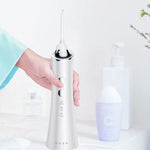 Electric Tooth Punch Dental Scaler Water Floss Household Portable Oral Cleaning Machine, White, Pink, Blue
