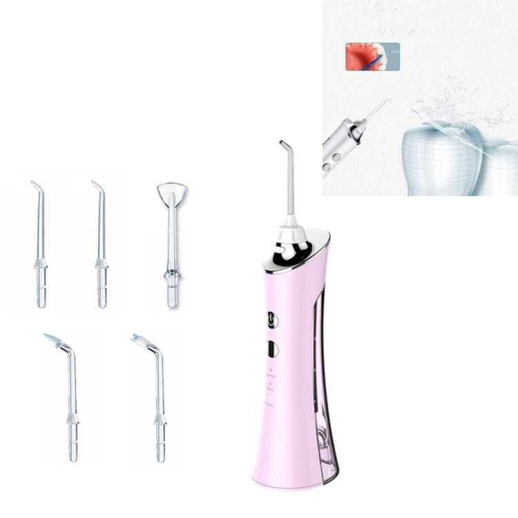 Elektrische Zahnbürste Zahnstanzer Dental Scaler Wasserfloss Haushalt Tragbares Mundreinigungsgerät, Weiß, Pink, Blau