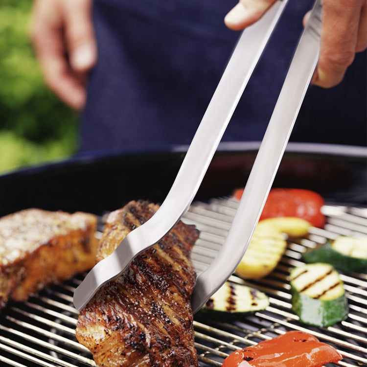 Edelstahl Grillzange Grillwerkzeug Brotzange Spaghettizange Speisezange Steakzange, Grillzange