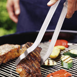 Edelstahl Grillzange Grillwerkzeug Brotzange Spaghettizange Speisezange Steakzange, Grillzange