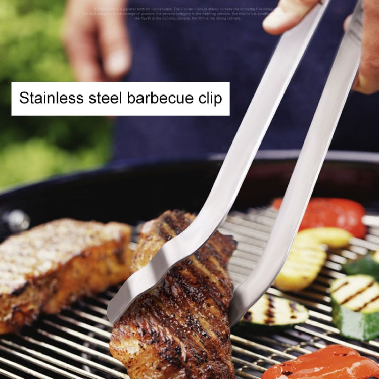 Edelstahl Grillzange Grillwerkzeug Brotzange Spaghettizange Speisezange Steakzange, Grillzange