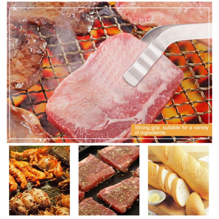 Edelstahl Grillzange Grillwerkzeug Brotzange Spaghettizange Speisezange Steakzange, Grillzange