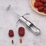 Edelstahl-Entsteiner für rote Datteln, Kirsch-Entkerner, klein, groß
