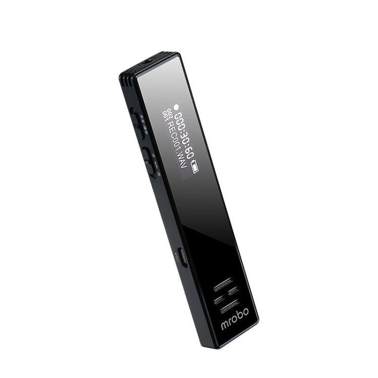 MROBO A10 Professioneller Diktiergerät HD Rauschunterdrückung Studenten MP3 Player mit Farbbildschirm, 8GB, 16 GB