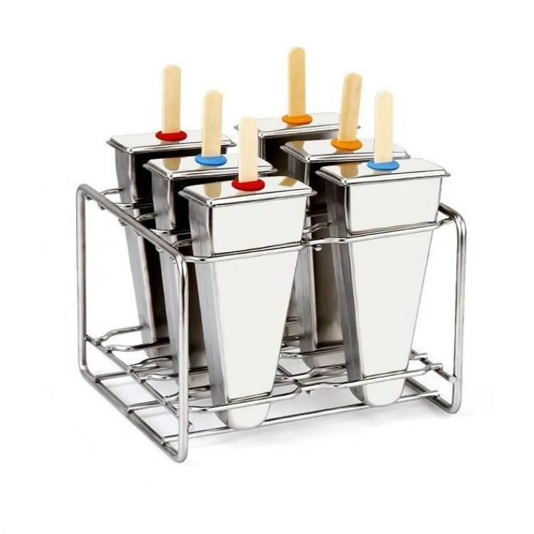 Edelstahl DIY Eisform Haushalt Popsicle Eisform, 6 flache doppelte Rillen, 6 runde doppelte Rillen, 3 flache 3 runde doppelte Rillen, 6 Wassermelonenschalen Doppelschlitz