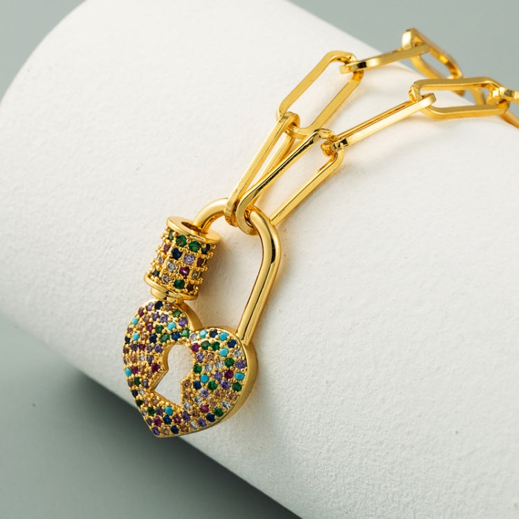 Ladies Exquisite Clavicle Chain Brass Micro-inlaid Zircon Necklace, Cloud