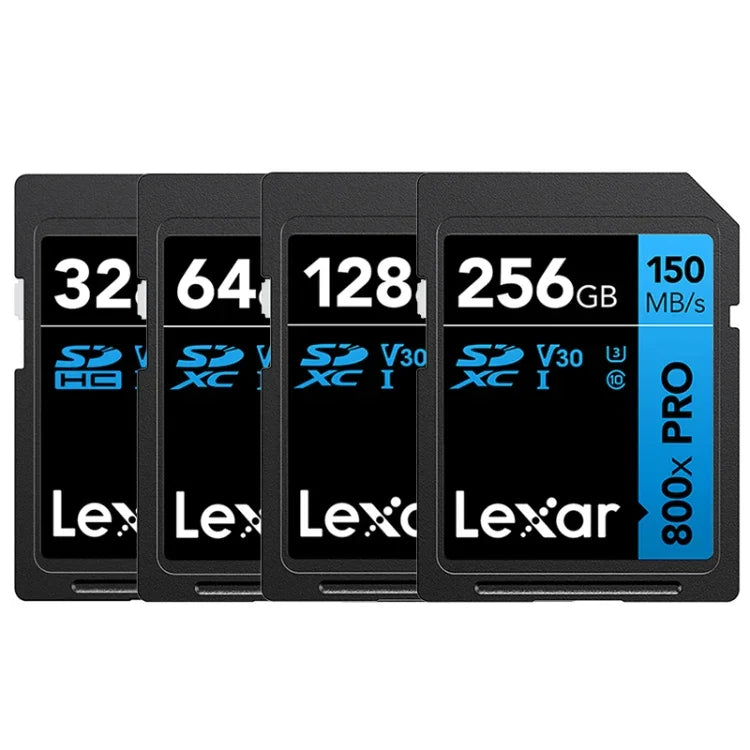 Lexar SD-800X Pro High Speed SD Speicherkarte für Spiegelreflexkameras, 32GB, 64GB