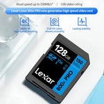 Lexar SD-800X Pro High Speed SD Speicherkarte für Spiegelreflexkameras, 32GB, 64GB