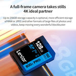 Lexar SD-800X Pro High Speed SD Speicherkarte für Spiegelreflexkameras, 32GB, 64GB