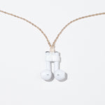 AIRPODS kabelloses Headset Anti-Verlust Kette Starke Magnethülle Titanstahl Edelstahl Farbretention Anti-Verlust Halskette, Gold, Roségold, Schwarzgold, Stahlfarbe