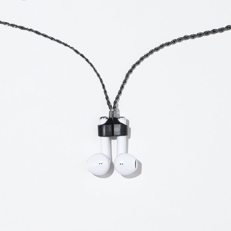 AIRPODS kabelloses Headset Anti-Verlust Kette Starke Magnethülle Titanstahl Edelstahl Farbretention Anti-Verlust Halskette, Gold, Roségold, Schwarzgold, Stahlfarbe