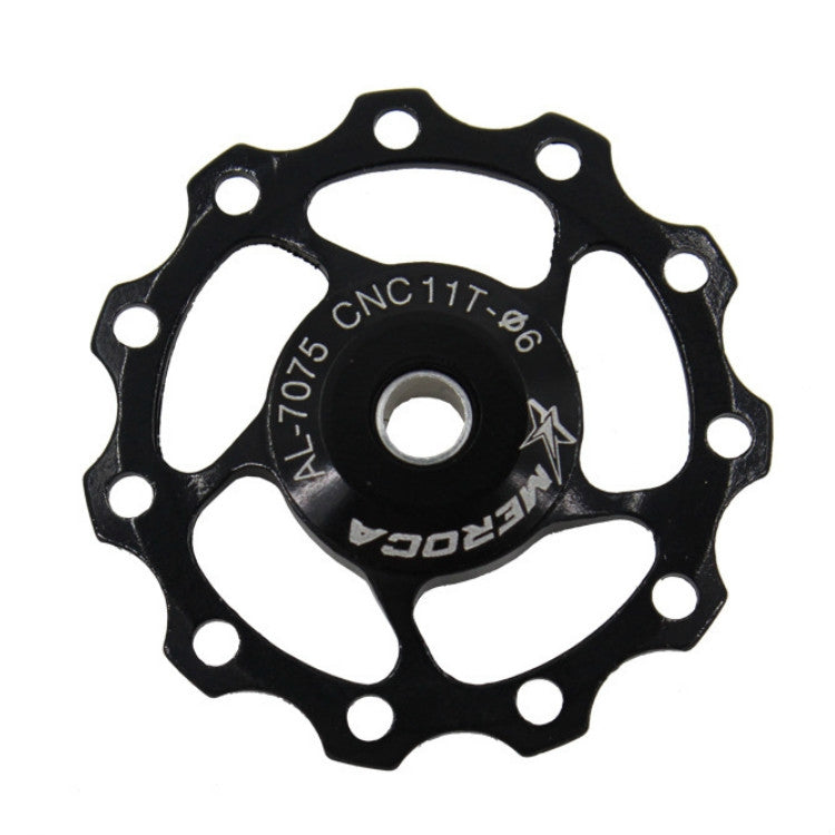 MEROCA Metalllager Mountainbike Rennrad Hinteres Schaltwerk Führungsrad 11T/13T Führungsrad, 11T Schwarz, 13T Schwarz, 11T Rot, 13T Rot, 11T Blau, 13T Blau, 11T Lila, 13T Lila, 11T Silber, 13T Silber, 11T Galvanisch Bunt