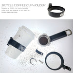 Fahrrad Kaffeetassenhalter Milchtee-Becherhalter Aluminiumlegierung Flaschenhalter, Gelb, Rot, Blau, Schwarz, Silber
