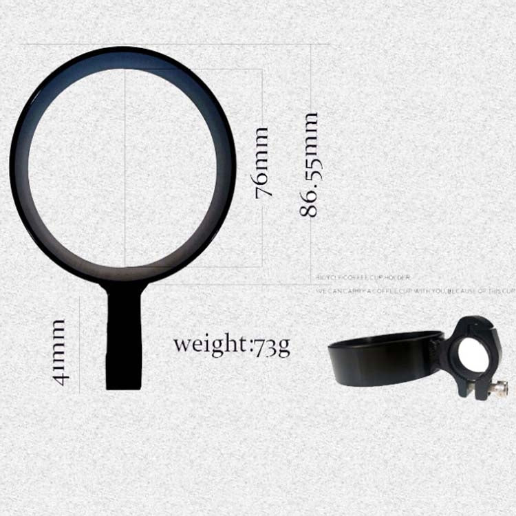 Fahrrad Kaffeetassenhalter Milchtee-Becherhalter Aluminiumlegierung Flaschenhalter, Gelb, Rot, Blau, Schwarz, Silber