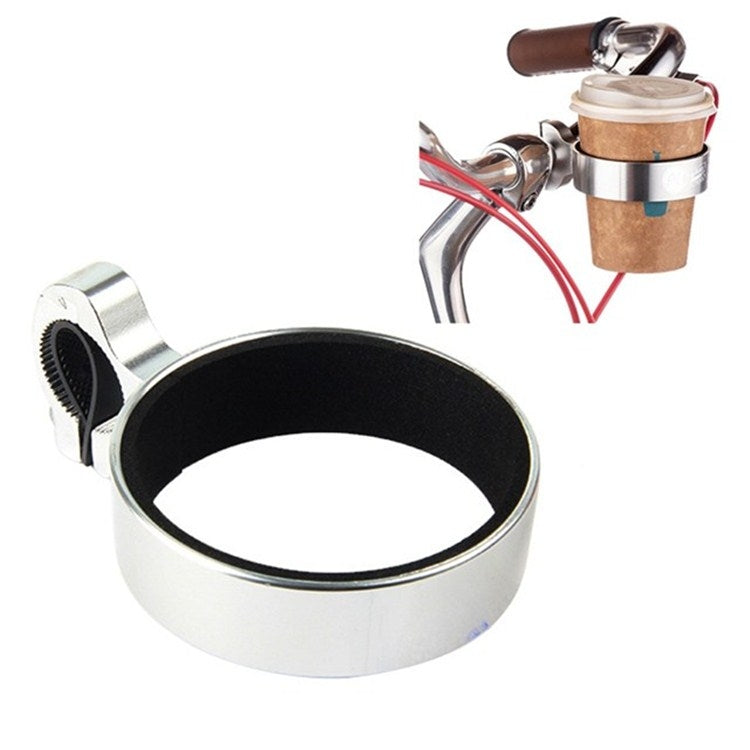 Fahrrad Kaffeetassenhalter Milchtee-Becherhalter Aluminiumlegierung Flaschenhalter, Gelb, Rot, Blau, Schwarz, Silber