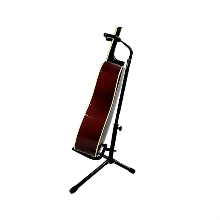 Zusammenklappbarer, einzelner vertikaler Gitarrenständer, einzelner vertikaler Gitarrenständer