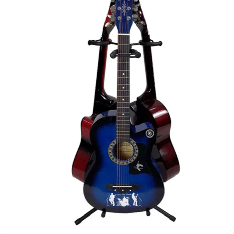 Dreibeiniger Gitarrenständer mit Höhenverstellung, Dreibeiniger Gitarrenständer