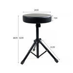 Runder Hocker mit Metallhalterung und Hubfunktion, universelle Bank für Musikinstrumente, runder Hocker mit Hubfunktion