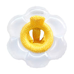Kinder Sonnenblumen-Sitzring Schwimmring Baby aufblasbarer Rettungsring mit Kissen, Sonnenblumen-Sitzring