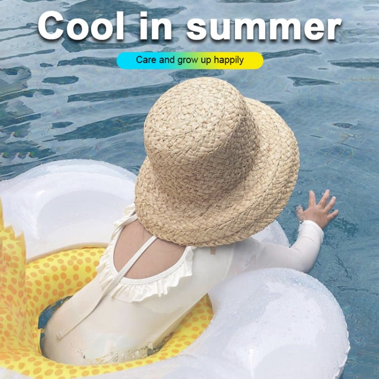 Kinder Sonnenblumen-Sitzring Schwimmring Baby aufblasbarer Rettungsring mit Kissen, Sonnenblumen-Sitzring