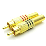 30 Stück RCA Lotus Kopf AV Audio- und Video-Stecker Pflaumenblüten-Stecker Lotus Kopf RCA Stecker, 30 Stück