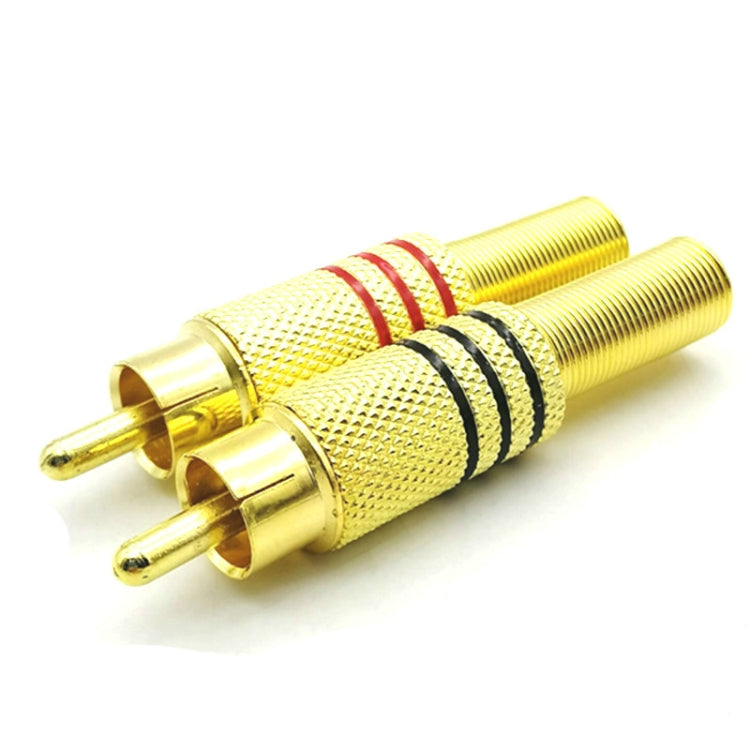 30 Stück RCA Lotus Kopf AV Audio- und Video-Stecker Pflaumenblüten-Stecker Lotus Kopf RCA Stecker, 30 Stück
